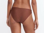 Madewell Second Wave Rich Brown Bikini Bottoms XS