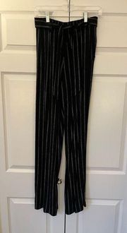 Wilfred Aritzia Babaton Wide-Legged Tie-Back Pants