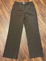 Christopher & Banks Brown Stretch Dress Work Pant 8