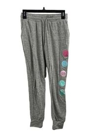 Ava + Esme Grey Lounge Pants Smiley Faces Size XS New