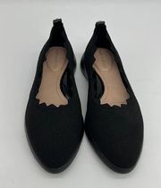 Taryn Rose black Dasha ballet flats