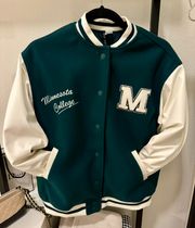 HM Green Bomber  Jacket