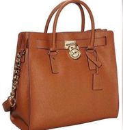 MICHAEL Michael Kors Hamilton Brown Satchel