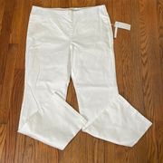 Soft Surroundings Ultimate Denim Pull-On Bootcut Jeans White size XL