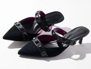 White House Black Market Comfort Pump Kitten Heel Mule Sandals size 8