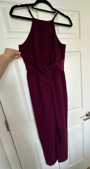 Maroon Jumpsuit