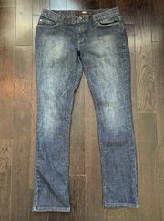 Vintage Y2K Mossimo Premium Blue Denim Skinny Jeans Sz 10