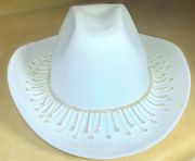 🦋⚡️White rhinestone Cowboy hat NWT!🦋⚡️