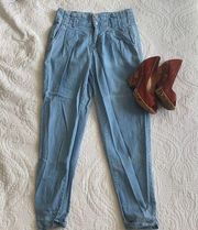 Amazing High Waisted acid washed 100% cotton pant