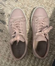 Royal Perforated Sneakers In Blush
