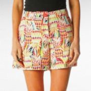 Crown & Ivy Multicolored Pineapple Abstract Patterned Shorts Size 6