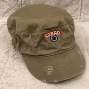 S.O.B.A.D Operation SpyGirl Six Flags Great America Olive Distressed Private Hat