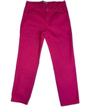 Jessica London Straight leg Jeans Pink Womens Size 12W high Rise