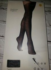 A New Day Womens Black Fashion Tights Size Small/medium