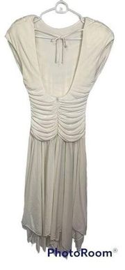 Vintage Casadei by Electra 1982 Cream Midi Dress