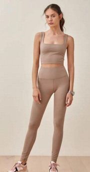 💕REFORMATION💕 Ecomove High Rise Legging ~ Clay XL NWT