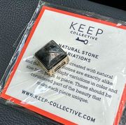 Keep Collective Charm Larvikite Pyramid Stone