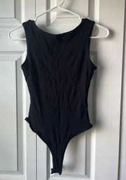 Lulus NWOT Black  bodysuit