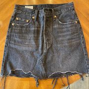 Levi’s Black Denim Skirt