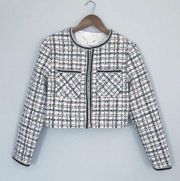 House of Harlow 1960 tweed cream blazer/jacket size XS NWOT