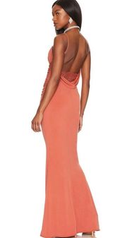 Surreal Dress In Coral