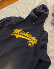 Russell Athletic Vintage Michigan Hoodie