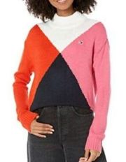 NWT Tommy Hilfiger Women's Argyle Vest Everyday Sweater XL