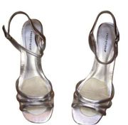 Silver Sandals‎ from Jacklyn Smith by Kmart Size 7 1/2 in Great Condition