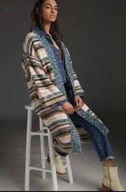 Anthropologie Lizzie Shimmer Knit Duster Kimono One Size