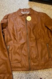 Faux Leather Jacket