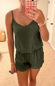 army green jumpsuit