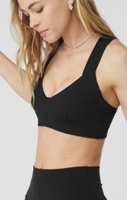 AIRBRUSH REV IT UP BRA  Black NWT XS