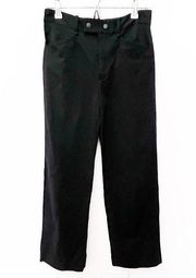 RAG & BONE Black Wool Blend Pants Size 00 Cropped and High Rise Stretch