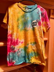 Santa Cruz Men’s  Skateboards Tie Dye T-shirt