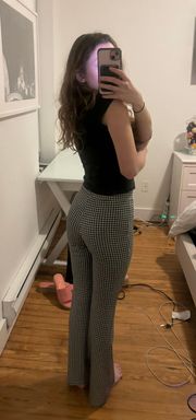 Black And White Checkered Pants