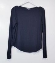 Vince Boat Neck Black Blouse