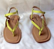 Lucky Brand  Bylee Strappy Sandals Women’s Sz 8.5 M NWT Yellow
