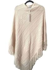 525 AMERICA Knit Oversized Poncho NWT One Size