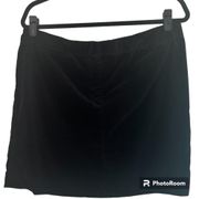 J. Jill velvet black mini skirt stretch Size 16 Petite