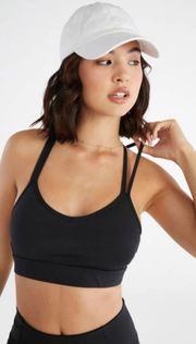 Original Strappy Active Sports Bra Size XS Reg $39.95 Cross back