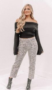 Leopard Print Jeans