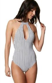 O’Neill stripe swimsuit. NWT