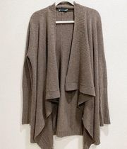 Alice & Olivia Cashmere Wool Blend Drapey Cardigan size Small