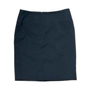 Apt. 9 Pencil Skirt Size 10 Black Stretch Womens Lined Poly Rayon Spandex