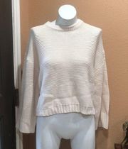 Brave soul beige knit pullover sweater