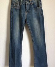 True Religion Cora Mid Rise Straight Jeans