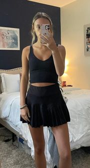 Black tennis skirt