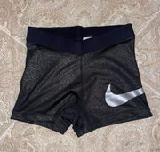 Nike Pros Sparkly Black Spandex