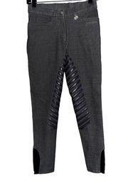 TuffRider gray Euro Gripp XKP Equestrian riding pants 26