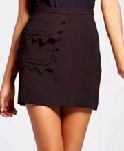 VICTORIA BECKHAM FOR TARGET Scalloped Detail Mini Skirt Sz XL